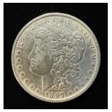 1897-O Morgan AU
