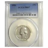 1956 Quarter PCGS PR67