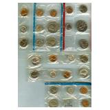 1962-1997 Coins from Mint Sets Still in Cellophane