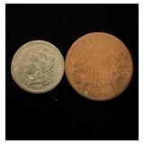 1870, 1874 2 Cent & 3 Cent Nice Circ