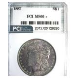 1887 Morgan MS66+ LISTS $850