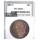 1881-O Morgan MS65+ LISTS $2150