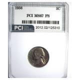1956 Nickel MS67 FS LISTS $2400