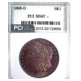1883-O Morgan MS67+ LISTS $43500