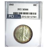 1942 Walking Liberty MS66 LISTS $240