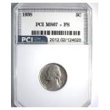 1938 Nickel MS67+ FS LISTS $1850