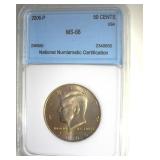 2006-P Kennedy MS68 LISTS $475