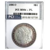 1896-O Morgan MS64+ PL LISTS $60000 IN 64+