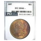 1887 Morgan MS66+ LISTS $850
