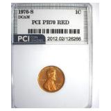 1976-S Cent PR70 DCAM RD LISTS $1800