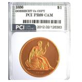 1836 Dollar PCI PR69 CAM Gobrecht Cu Copy