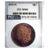 1878-CC Morgan MS66 LISTS $5750