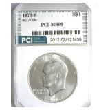 1972-S Silver Ike MS69 LISTS $3400