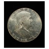 1962 Franklin Half Gem BU