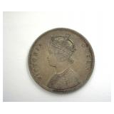 1862 Rupee AU British India