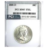 1958-D Franklin MS67 FBL LISTS $1100