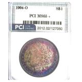 1904-O Morgan PCI MS65+ Bold Color