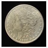 1900-S Morgan AU+