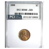 1920 Cent MS66+ RB LISTS $350