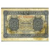 1948 50 Pfennig Deutsche Notenbank in Berlin