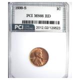 1930-S Cent MS66 RD LISTS $575