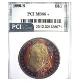 1880-S Morgan MS66+ LISTS $500