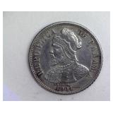 1961 Silver 1/10 Balboa Panama