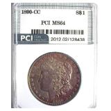1890-CC Morgan MS64 LISTS $2800
