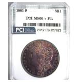 1881-S Morgan MS66+ PL LISTS $1000