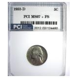 1952-D Nickel MS67+ FS LISTS $6000 IN 67 FS