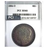 1884-O Morgan PCI MS65 Nice Toning
