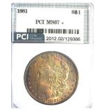 1881 Morgan MS67+ LISTS $60000