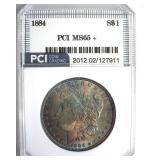 1884 Morgan MS65+ LISTS $450