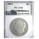 1895-S Morgan AU50 LISTS $2650