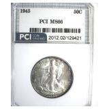 1945 Walking Liberty MS66 LISTS $240