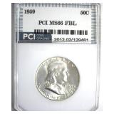 1959 Franklin MS66 FBL LISTS $800