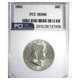 1961 Franklin MS66 LISTS $375