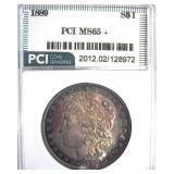 1889 Morgan MS65+ LISTS $475
