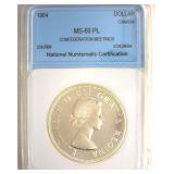 1964 Dollar NNC MS69 PL Confederation Meetings