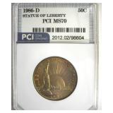 1986-D 50c Statue of Liberty MS70 LISTS $110