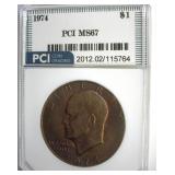 1974 Ike MS67 LISTS $18500