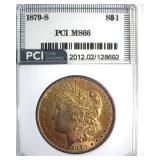 1879-S Morgan MS66 LISTS $450