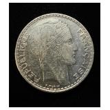 1938 France 20 Francs AU