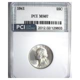 1941 Quarter MS67 LISTS $285