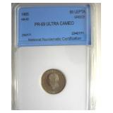 1965 50 Lepta NNC PR69 UC KM 80 Greece