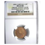 1890 1/4P NGC MS64 RB Great Britain