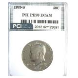 1973-S Kennedy PR70 DCAM LISTS $1650