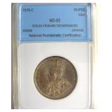 1919-C Rupee NNC MS65 India