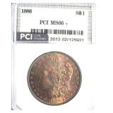 1886 Morgan MS66+ LISTS $750