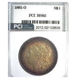 1881-O Morgan MS65 LISTS $1050